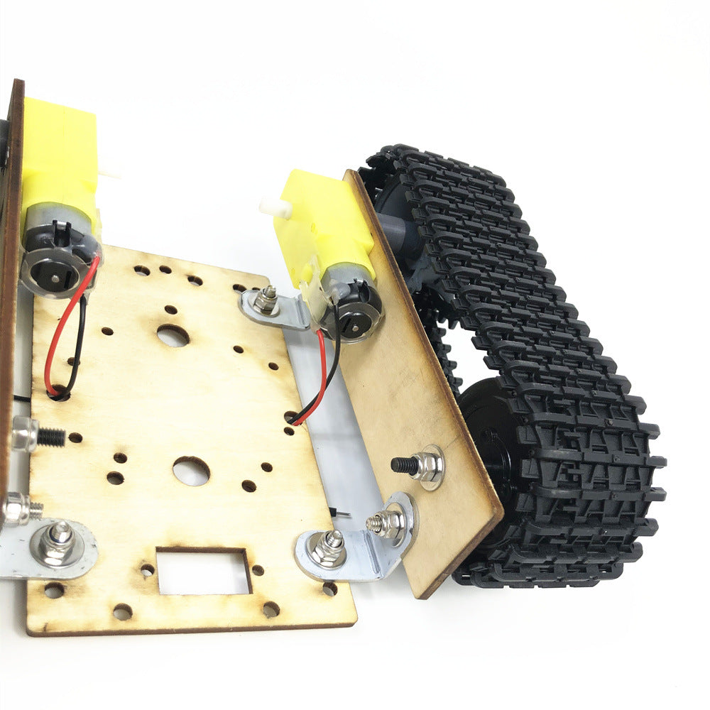Robot Tank Chassis Building Blocks Wood Board