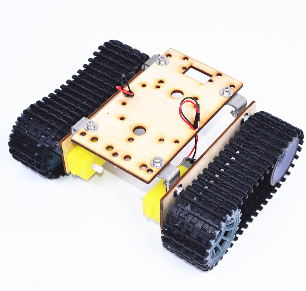Robot Tank Chassis Building Blocks Wood Board