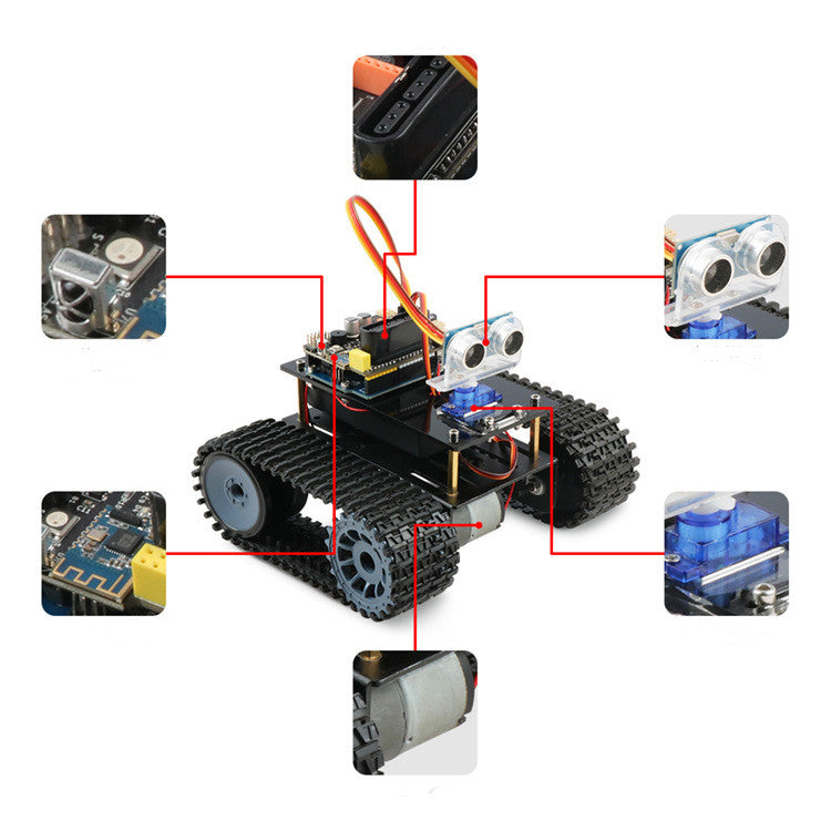 Maker Robot Remote Control Intelligent Tank Kit