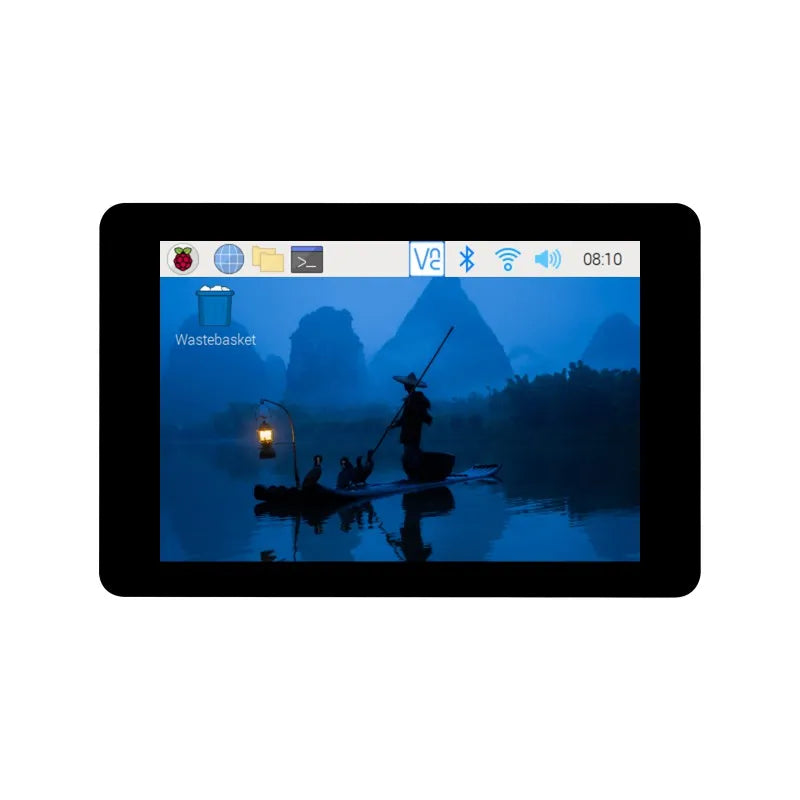 3.5inch Capacitive Touch Display (F) for Raspberry Pi 5-point Touch 320 * 480 Resolution IPS Display Panel