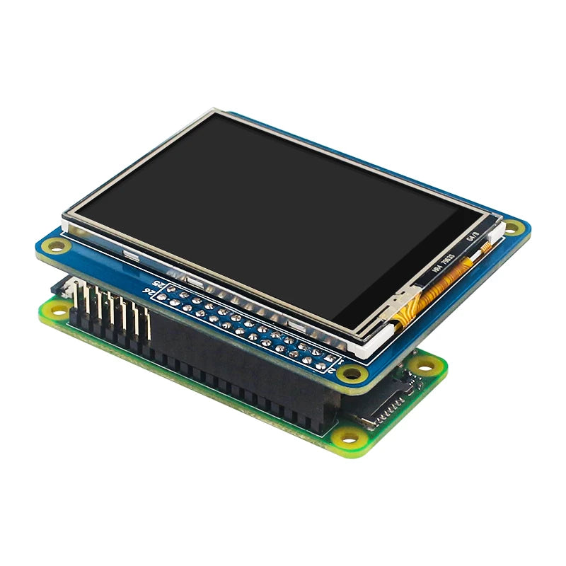 Raspberry Pi 2.4 Inch LCD Touch Screen Monitor 320×240 SPI Interface for Raspberry Pi 3B+ 3B 2B B+ A+ A Zero W