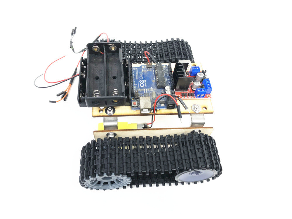 Robot Tank Chassis Building Blocks Wood Board