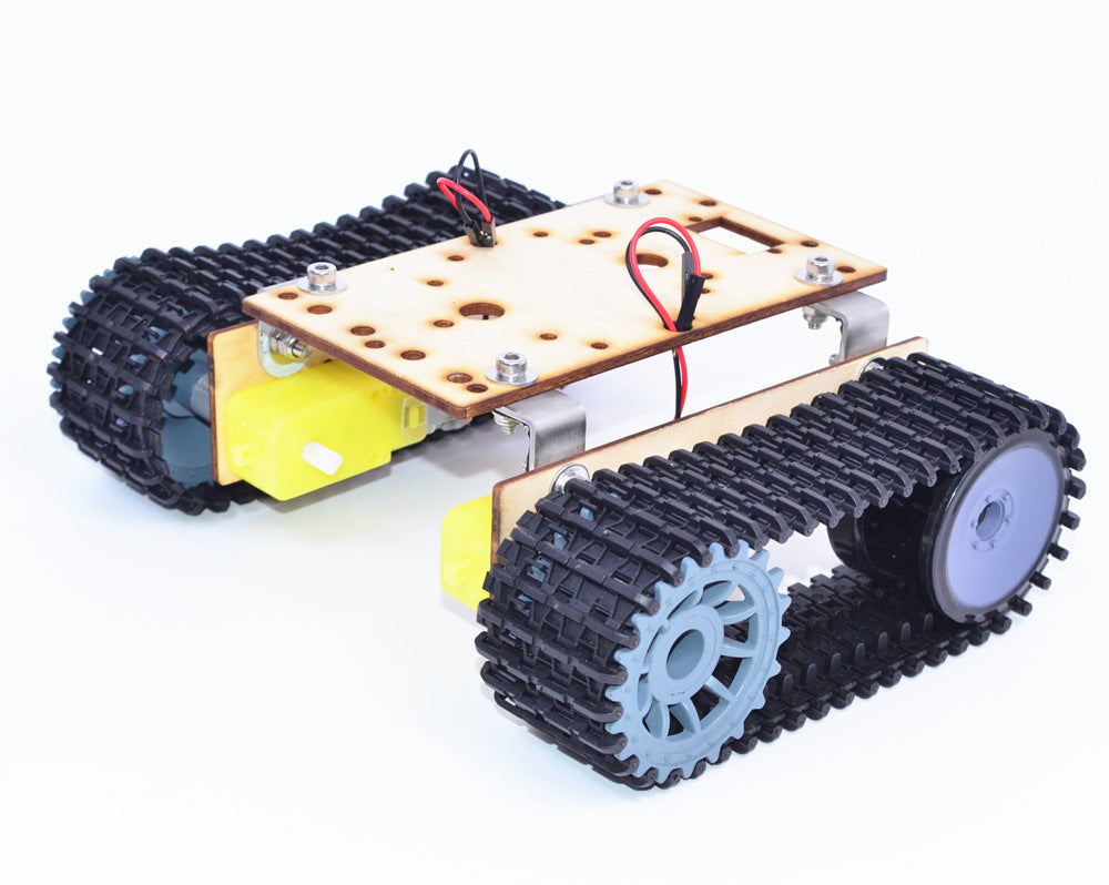 Robot Tank Chassis Building Blocks Wood Board