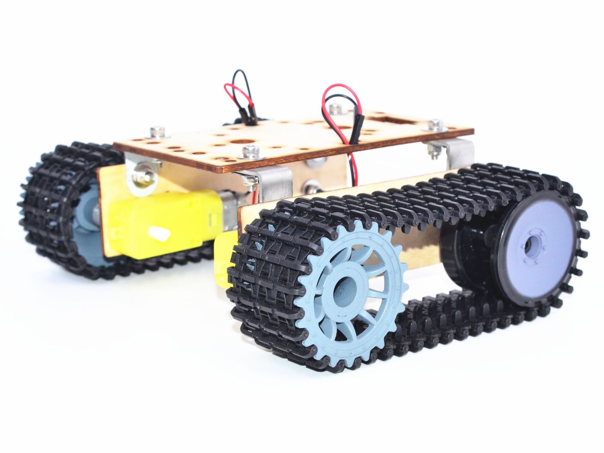 Robot Tank Chassis Building Blocks Wood Board