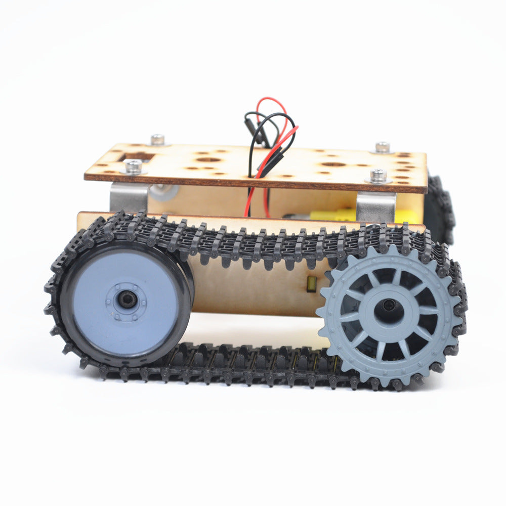 Robot Tank Chassis Building Blocks Wood Board